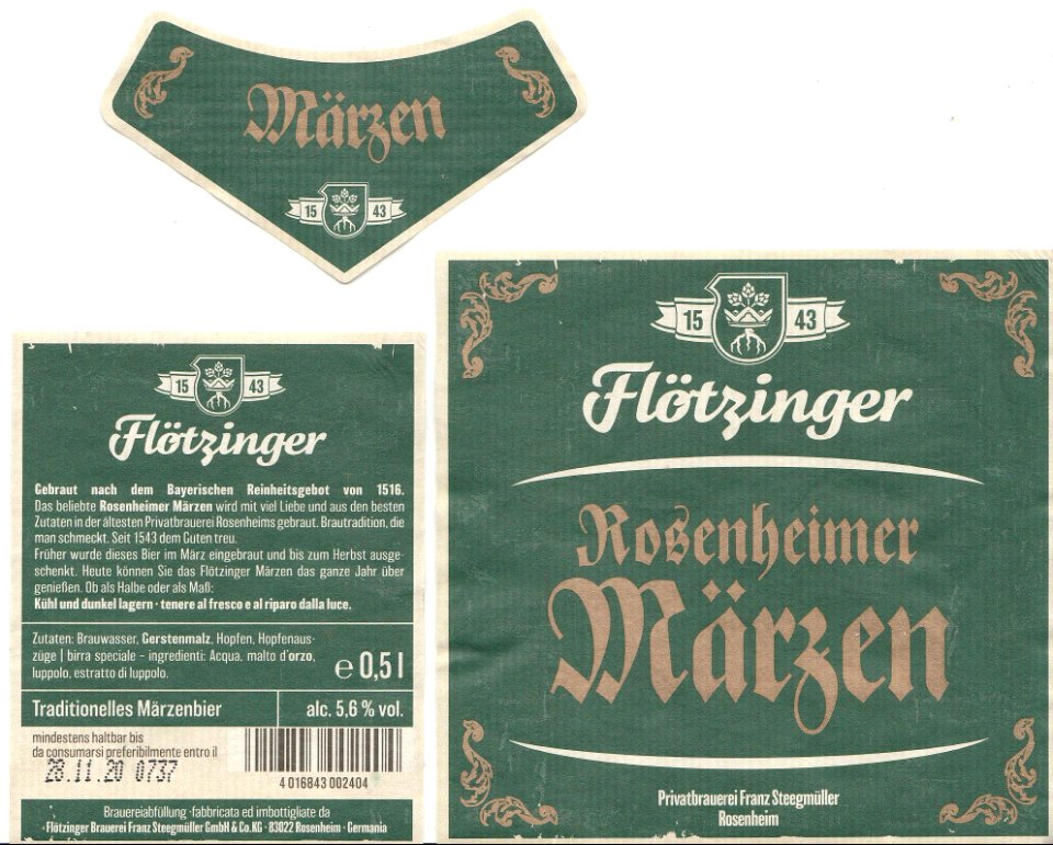 Flötzinger Brauerei Franz Steegmüller GmbH & Co. KG - Rosenheimer Märzen