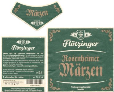 Flötzinger Brauerei Franz Steegmüller GmbH & Co. KG - Rosenheimer Märzen