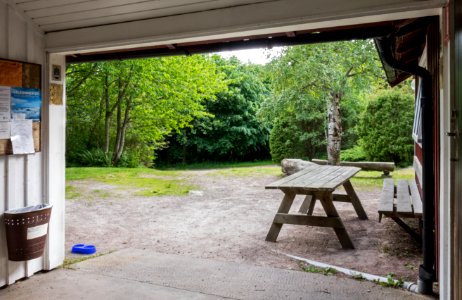 Fjällastugan sitting area