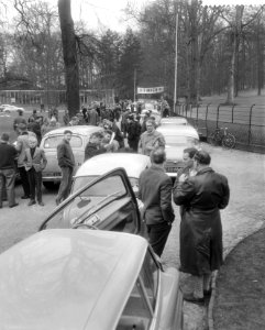 Finish derde etappe van de Caltex Economy Test in park Sonsbeek te Arnhem, overz, Bestanddeelnr 910-2275