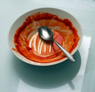Finished tomato soup