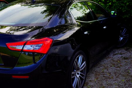 Back light luxury model limousine