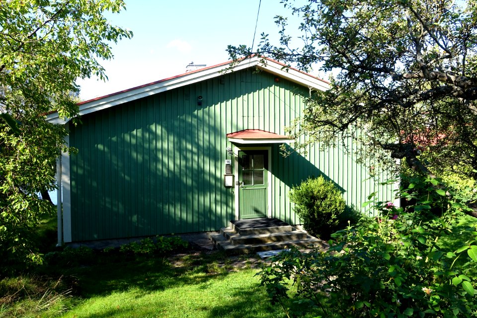 Finnstugan (The Finnish Cottage) - Bergianska trädgården - Stockholm, Sweden - DSC00101