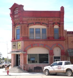 First National Bank bldg (Ashland, KS) from E 1