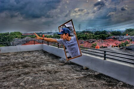 Urban rooftop magic