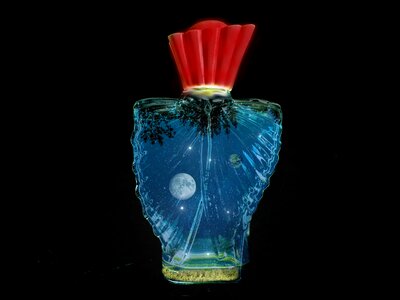 Glass bottle perfume bottle flacon
