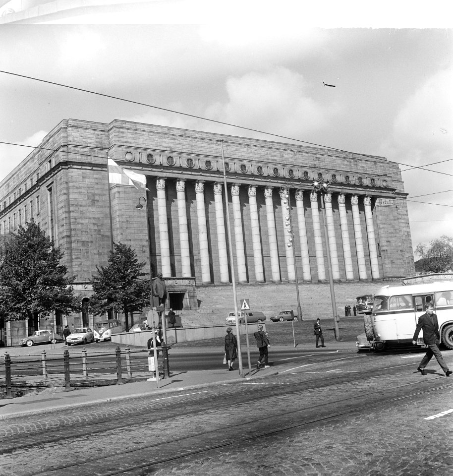 Finland, Helsinki, parlementsgebouw, Bestanddeelnr 917-7242