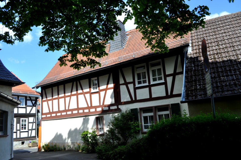 Fischbach, Fischbacher Kirchgasse 7, Rückseite