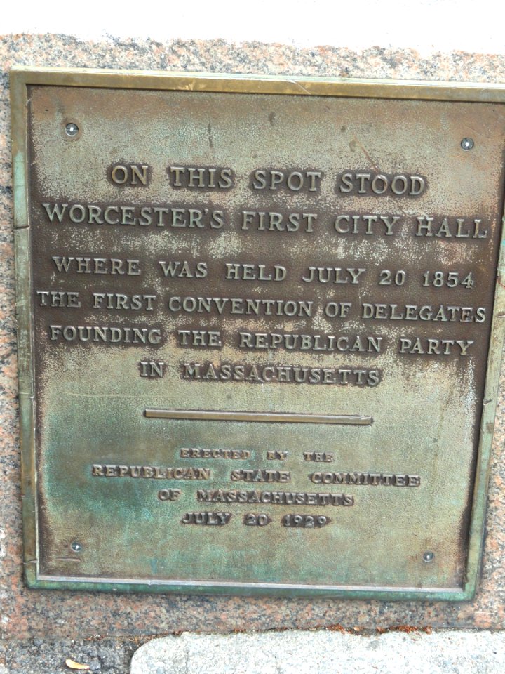 First City Hall plaque - Worcester, MA - DSC05747