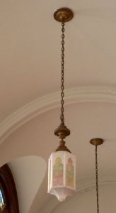 First Congl Sioux City SE hall lamp