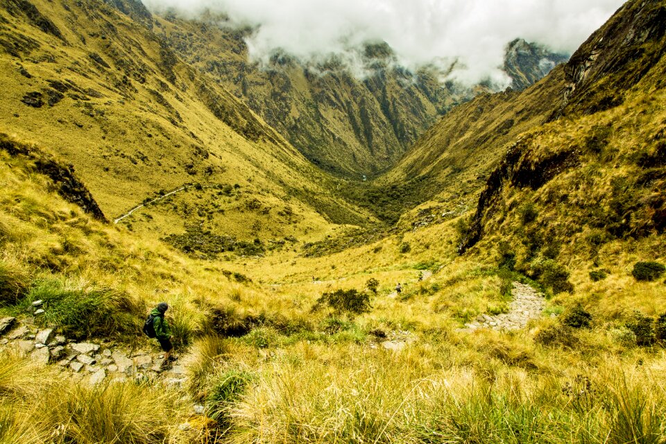 Landscape hiking green
