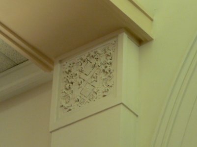 First Congl Sioux City interior top of pilaster
