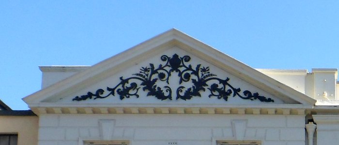 First Church of Christ, Scientist, 97 Montpelier Road, Brighton (March 2014) (Pediment)