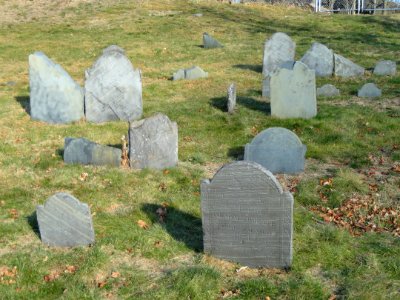 First Burial Ground graves - Woburn, MA - DSC02830