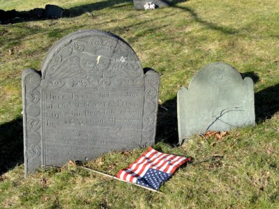 First Burial Ground grave - Woburn, MA - DSC02827