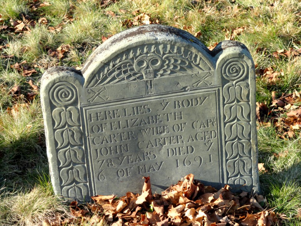 First Burial Ground grave - Woburn, MA - DSC02818