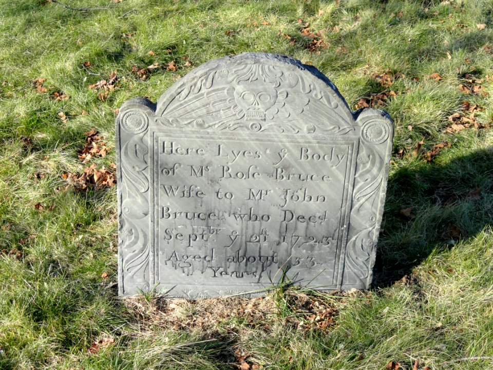 First Burial Ground grave - Woburn, MA - DSC02822