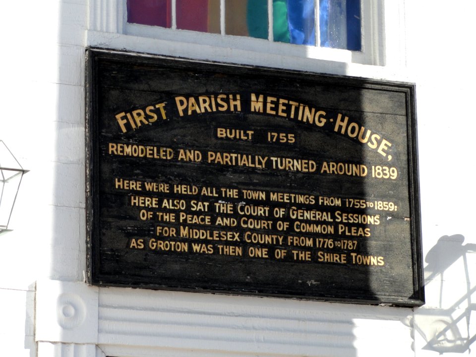 First Parish Meeting House - Groton, MA - DSC04102