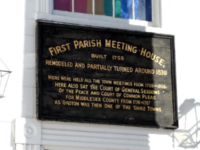 First Parish Meeting House - Groton, MA - DSC04102