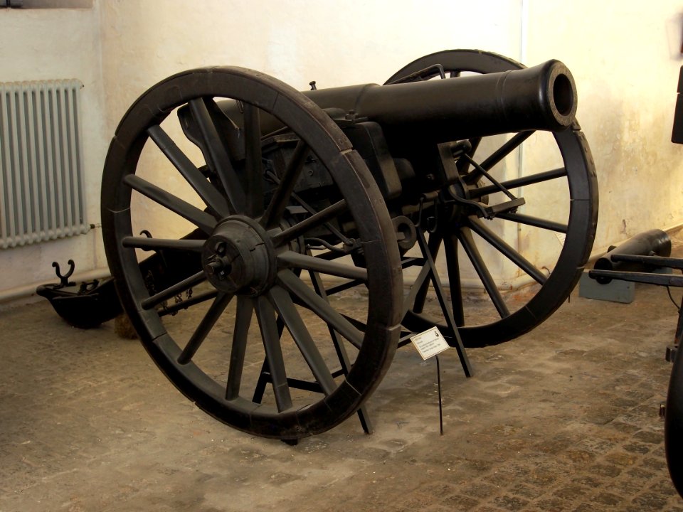 Field Artillery, used in the War of 1864, 24 pounder shell gun of army 1834