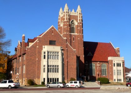 First Presbyterian, Fort Scott, from SSE 1
