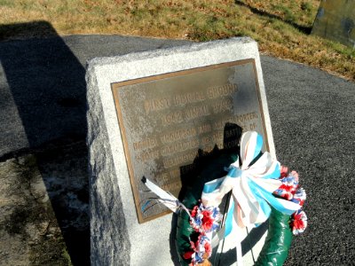 First Burial Ground marker - Woburn, MA - DSC02835