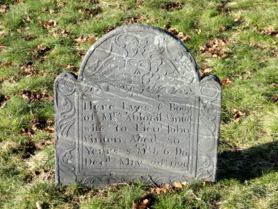 First Burial Ground grave - Woburn, MA - DSC02819