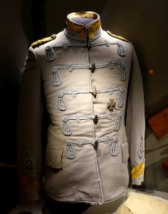Field gray uniform for the Braunschweig Hussar Regiment 17, Braunschweig, c. 1914 AD - Braunschweigisches Landesmuseum - DSC04669