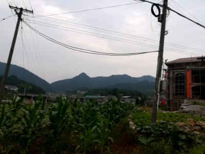 Fields and mountains in Shanshan Town of Loudi, Hunan, China, picture2