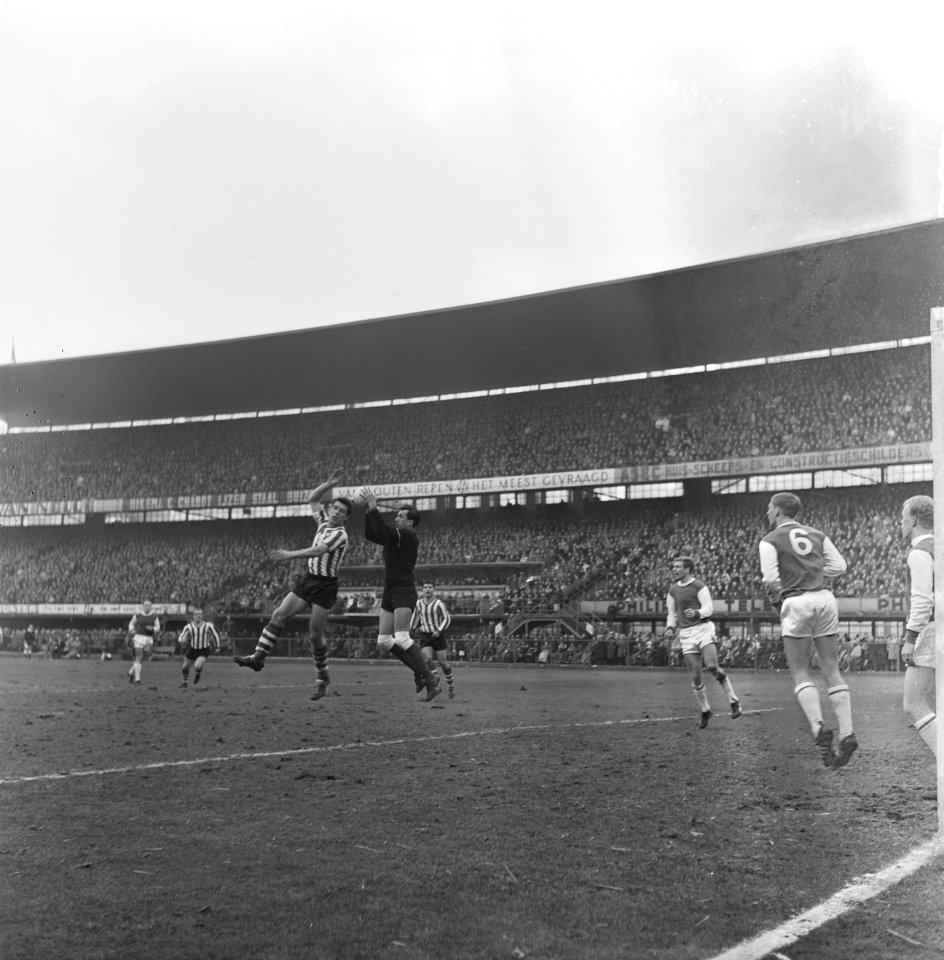 Feyenoord tegen Sparta 3-1, spelmoment, Bestanddeelnr 917-5066
