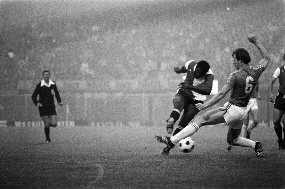 Feyenoord tegen Sparta 1-1, Clyde Best in actie, Bestanddeelnr 929-3113