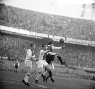 Feyenoord tegen Ajax 1-1, spelmoment, Bestanddeelnr 918-6564