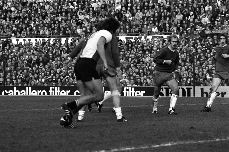 Feyenoord tegen Ajax 2-1, spelmomenten, Bestanddeelnr 927-5437