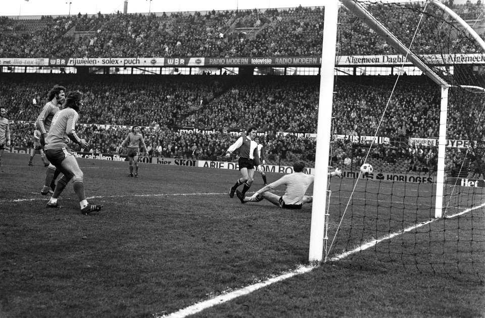Feyenoord tegen FC Twente , Kristensen scoort 2e doelpunt, Bestanddeelnr 927-6757
