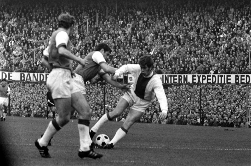 Feyenoord tegen Ajax 1-0., Bestanddeelnr 922-9316