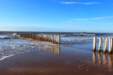 North sea beach summer photo