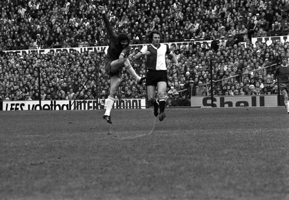Feyenoord tegen Ajax 2-1, spelmomenten, Bestanddeelnr 927-5438