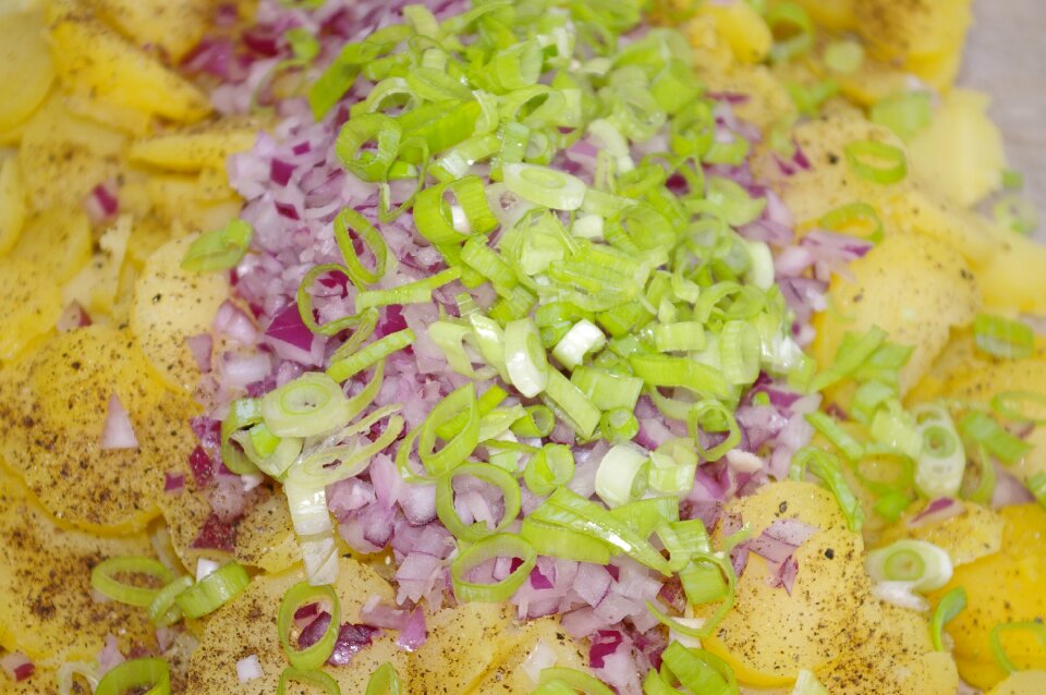 Salt potatoes salty lunch