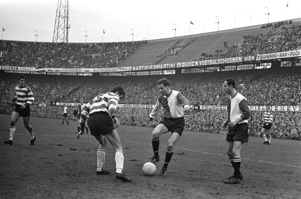 Feyenoord tegen Xerxes en DHC 0-1, spelmomenten, Bestanddeelnr 920-9330