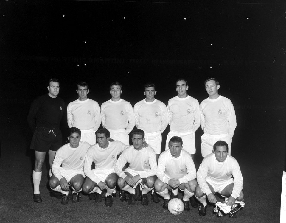 Feyenoord tegen Real Madrid 2-1, elftal Real Madrid, Bestanddeelnr 918-1579