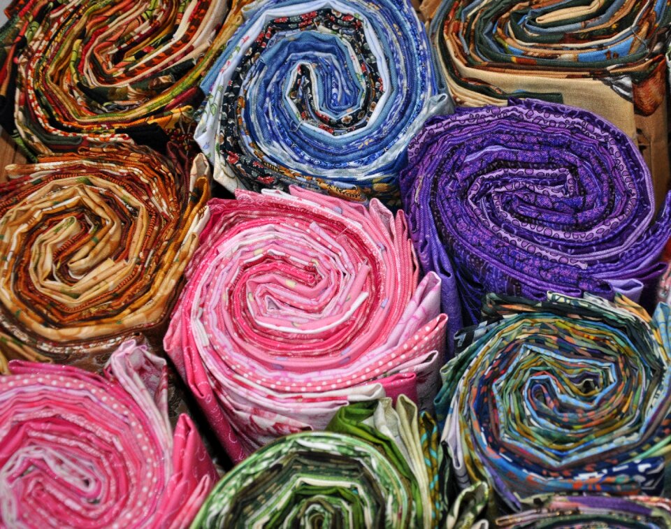 Pattern textile sewing
