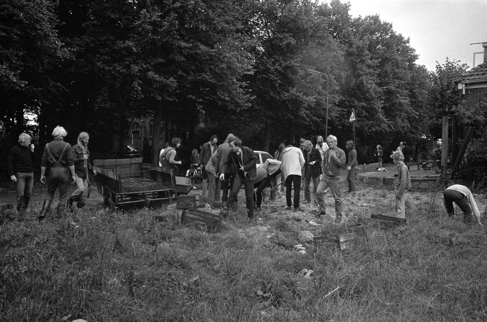 Fietstocht voor behoud van Ruigoord, de fietsers, Bestanddeelnr 926-5917