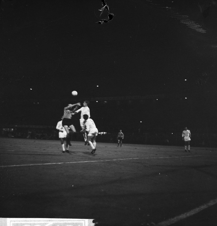 Feyenoord tegen Real Madrid 2-1, spelmoment, Bestanddeelnr 918-1568