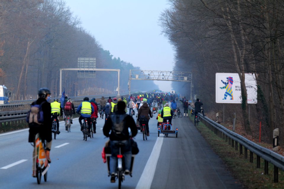 Fife years Paris agreement bicycle demonstration Berlin 2020-12-12 112