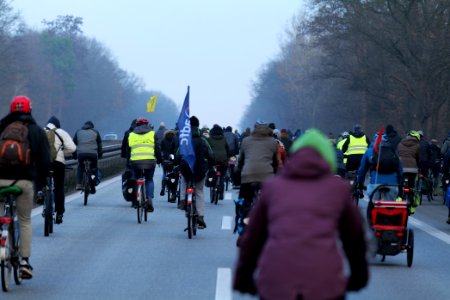 Fife years Paris agreement bicycle demonstration Berlin 2020-12-12 116