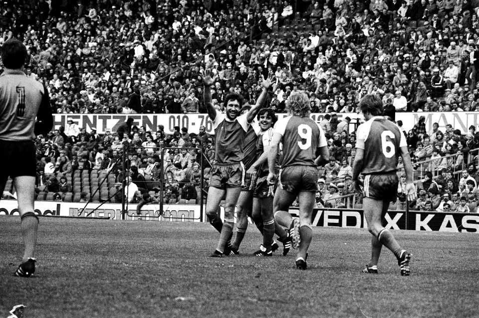 Feyenoord-AZ67 1-5, AZ-kampioen, vreugde bij AZ, Bestanddeelnr 931-4663