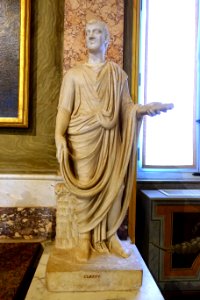 Figure with toga - Galleria Borghese - Rome, Italy - DSC04783