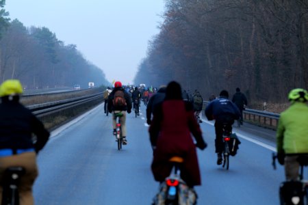 Fife years Paris agreement bicycle demonstration Berlin 2020-12-12 113