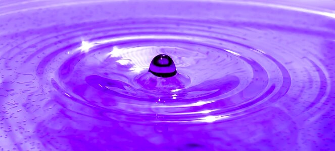 Close up macro liquid photo