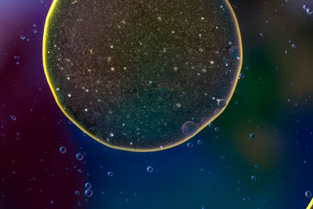 Texture macro oil